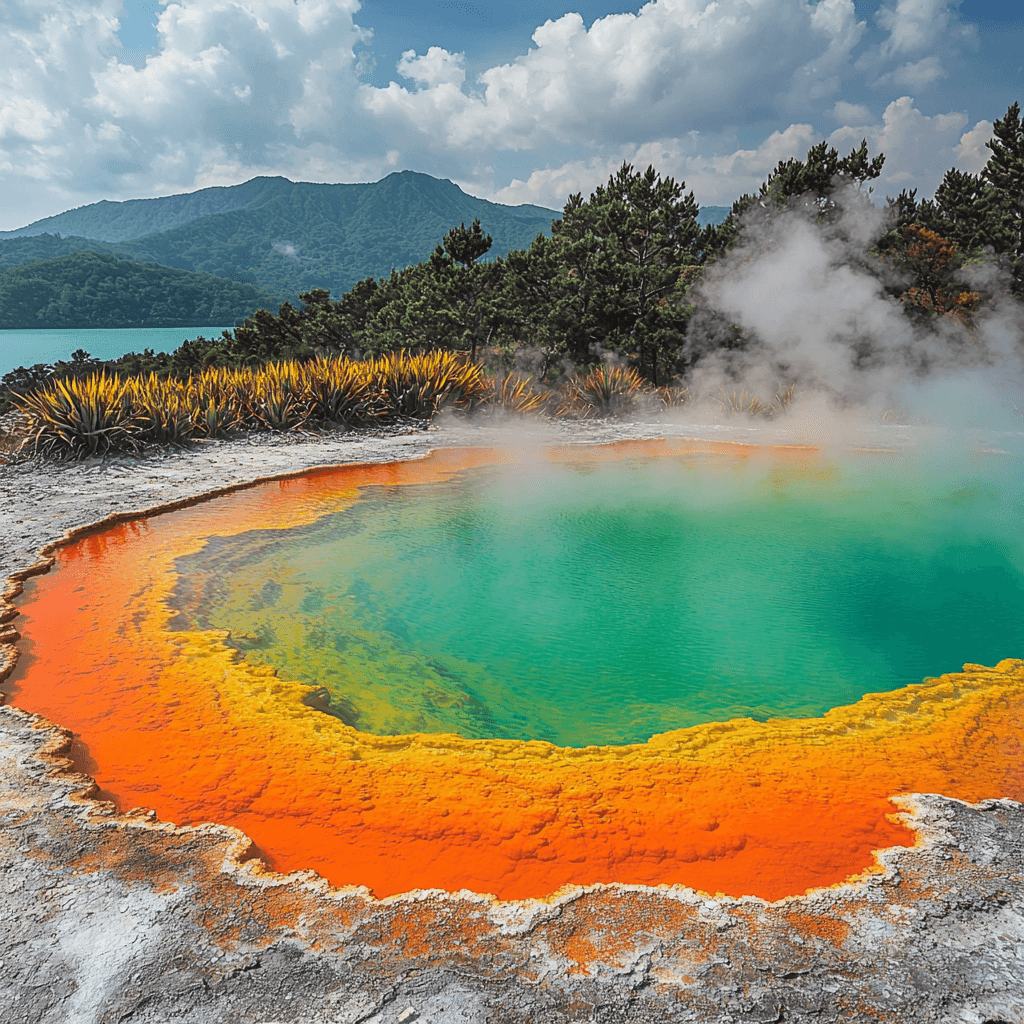 Thermal Wonderland - Wai-O-Tapu, New Zealand Paint By Numbers