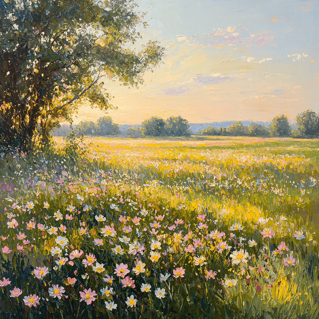 Claude Monet Inspired Elysian Fields Paint By Color