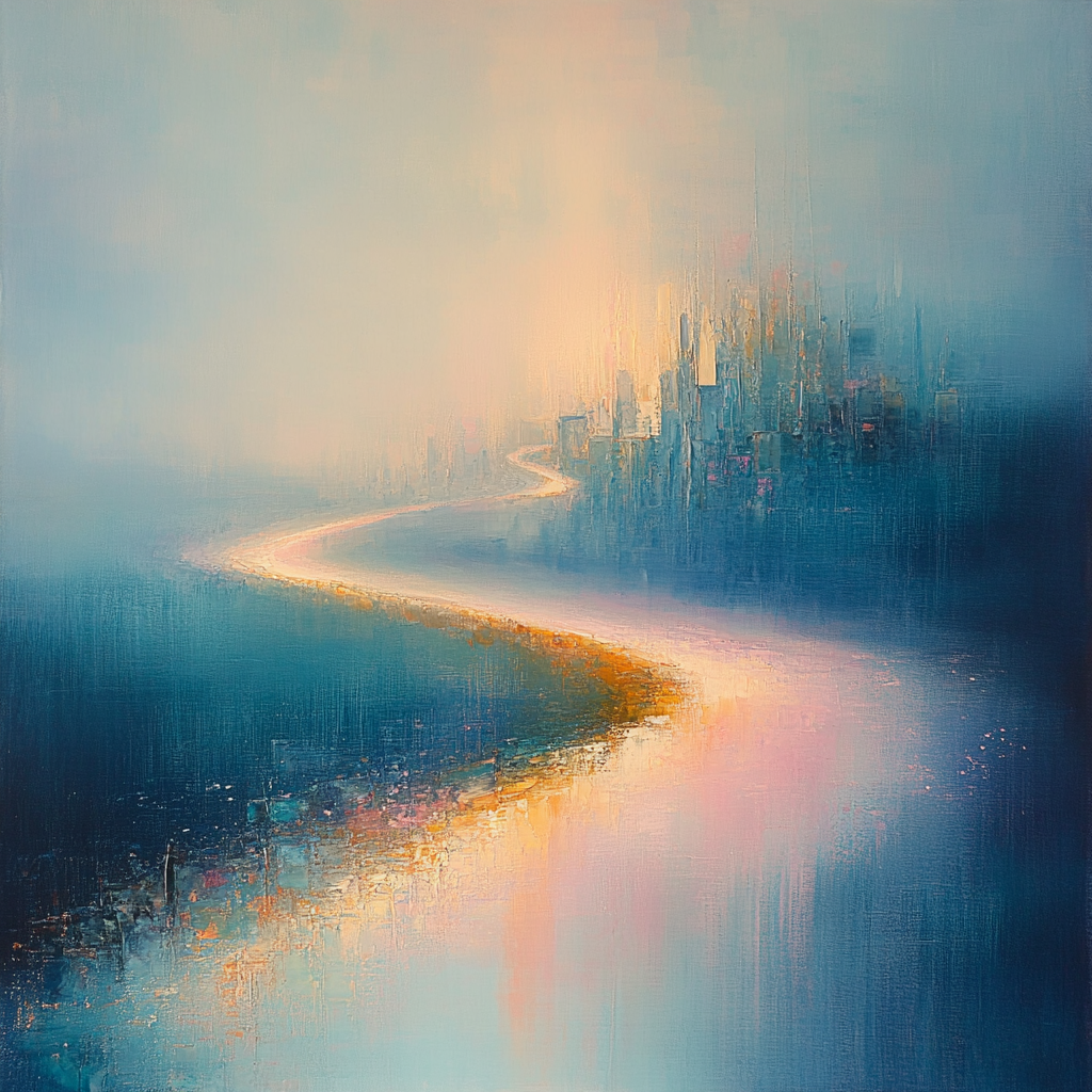 Edgar Degas Inspired Twilight Light Study Painting by numbers kit