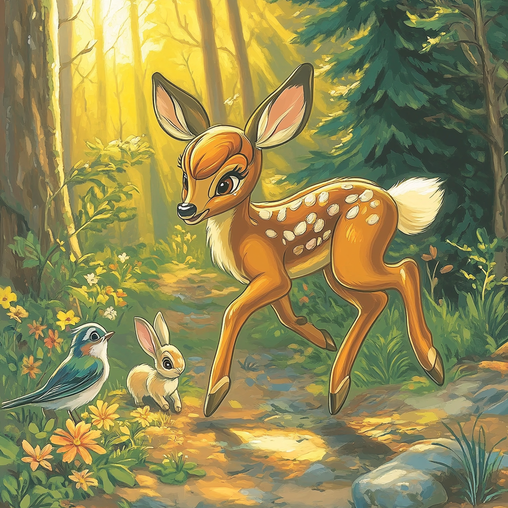 Bambi Forest Friends Numbered painting kits