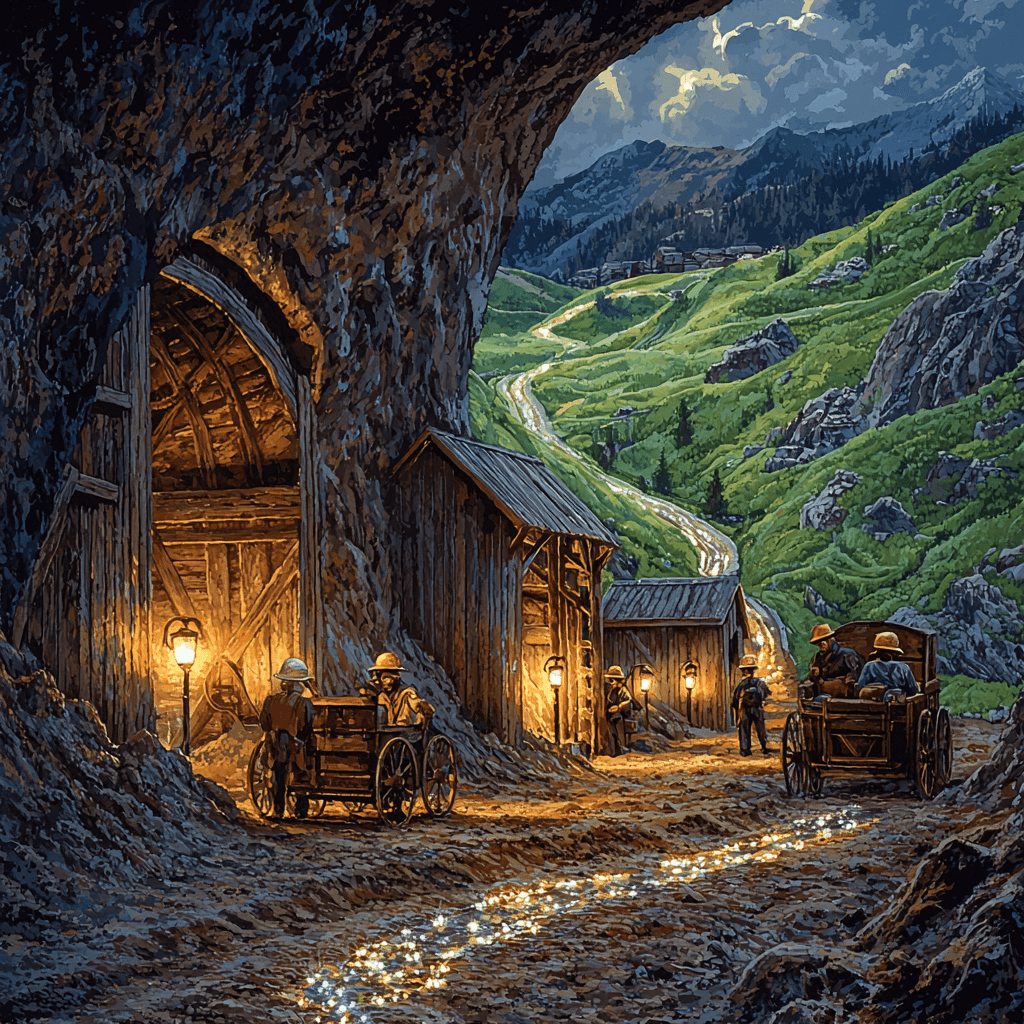 Ballarat Gold Mine - Victoria Painting Number Kit