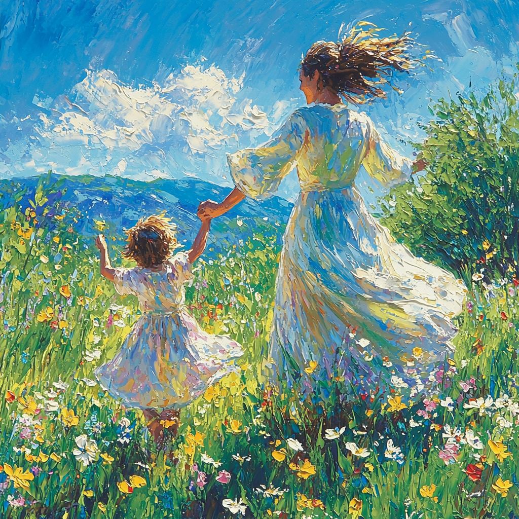 Frolicking In The Fields DIY Paint By Numbers