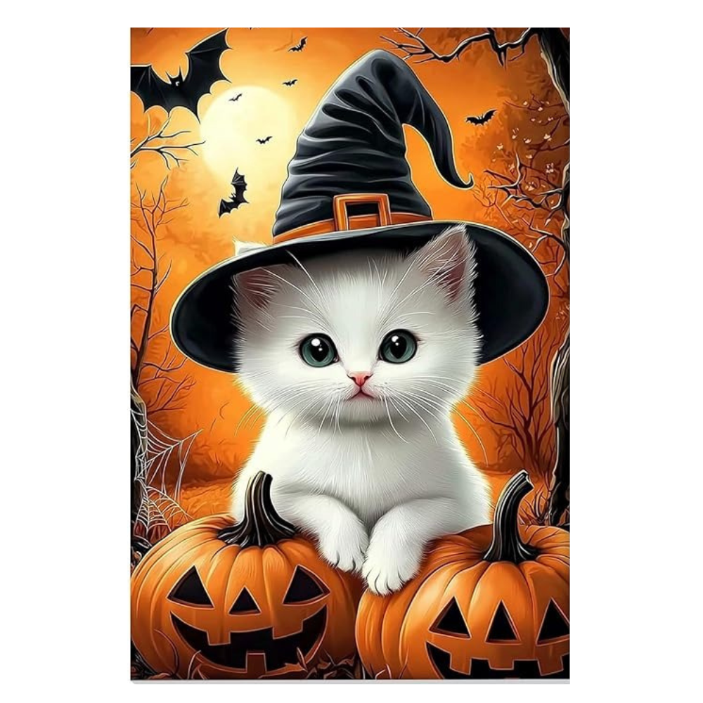 Halloween Castle Acrylic Paint By Numbers