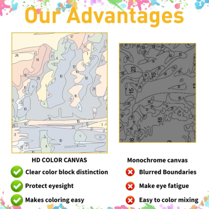 Halloween Pumpkin Paint By Numbers Kit For Adults