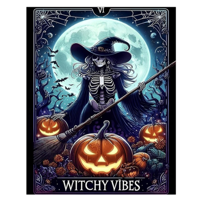 Halloween Night Manor Paint by Numbers