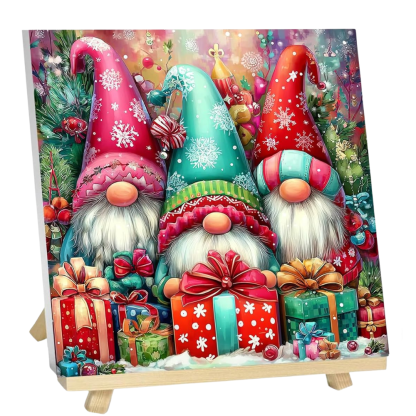 Christmas Gnome Paint by Numbers Kit