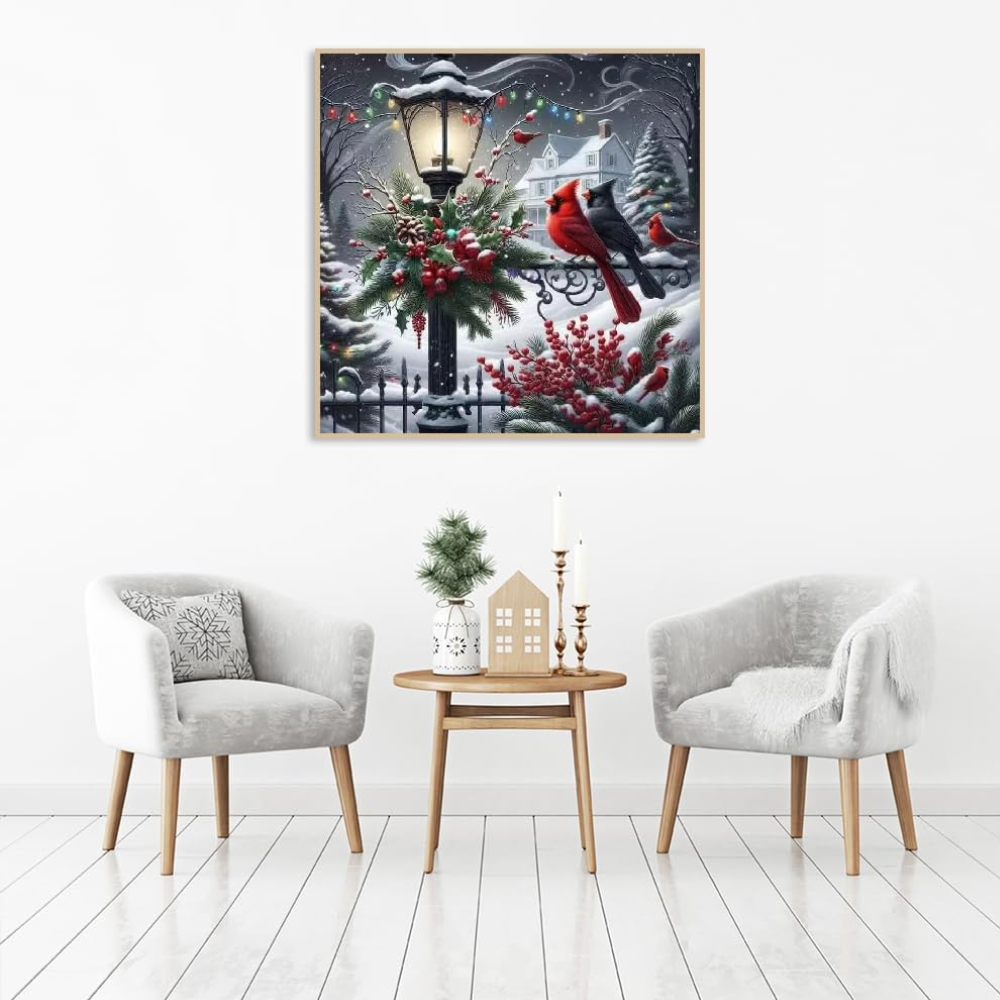 Christmas Paint by Numbers Canvas Kit Winter and Holiday Designs