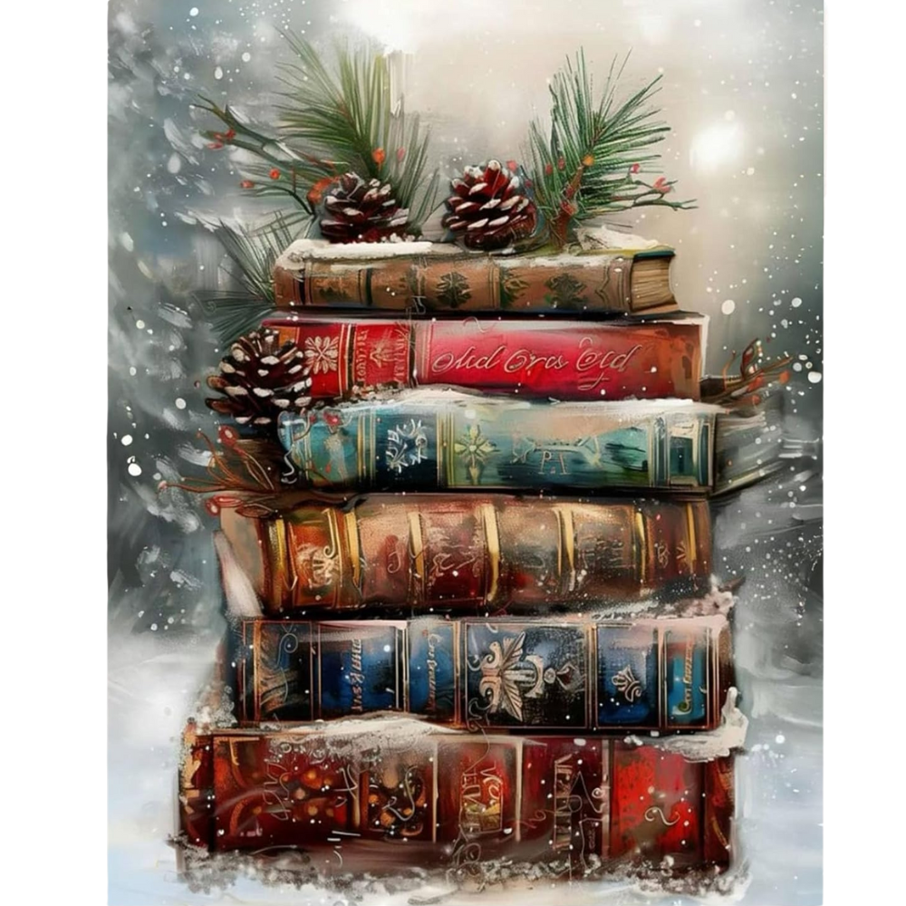 Christmas Paint by Numbers Kit on Canvas DIY Acrylic Painting