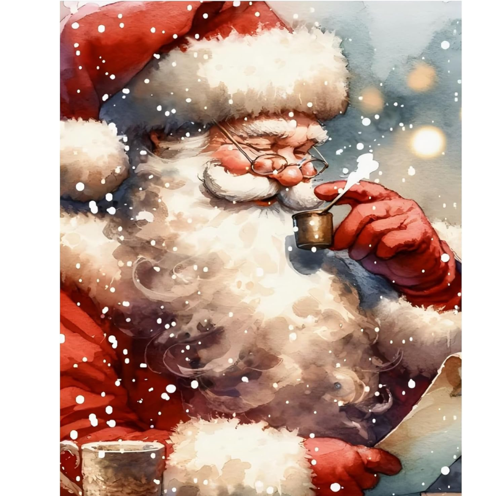 Christmas Paint by Numbers DIY Canvas Kit 