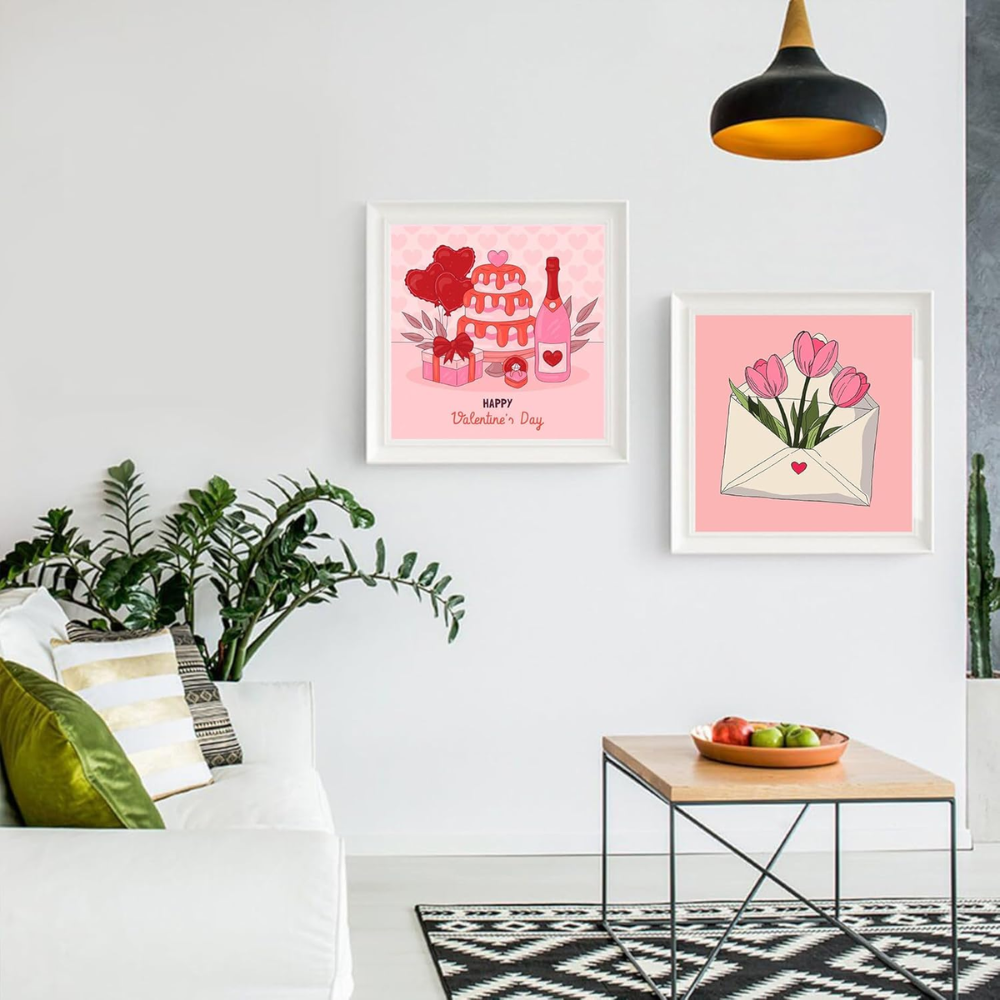 [Copy]4 Pack Framed DIY Paint by Numbers Kit for Adults Beginner