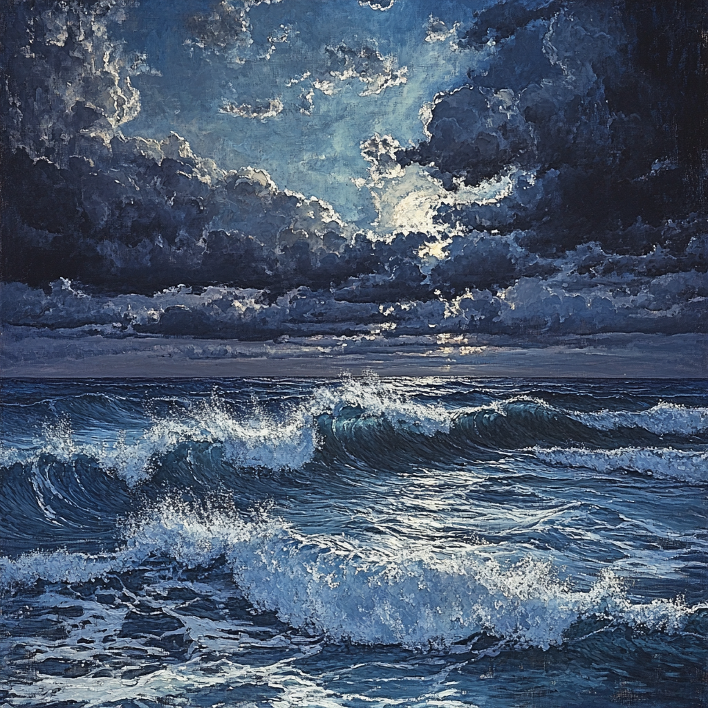 Winslow Homer Inspired Stormy Sea Painting by numbers kit