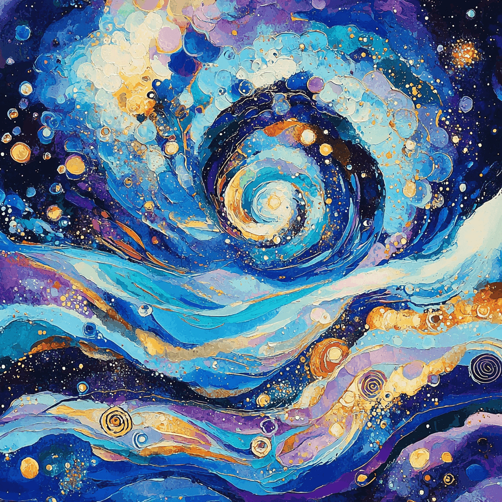 Wassily Kandinsky Inspired Celestial Rhythms Painting Number Kit