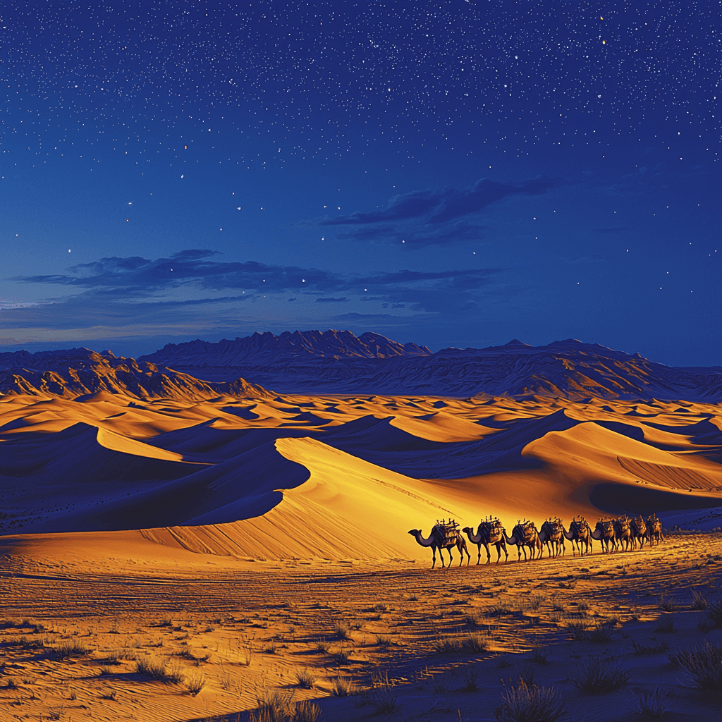 Gobi Desert - Mongolia Numbered Painting Kits