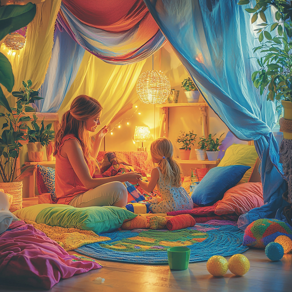 Building Forts Of Fun Paint By Numbers Kits
