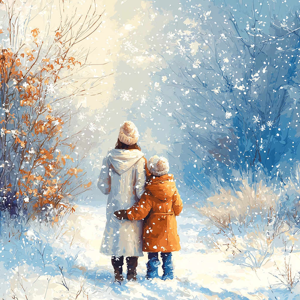 Silent Snowfall Paint By Numbers Art