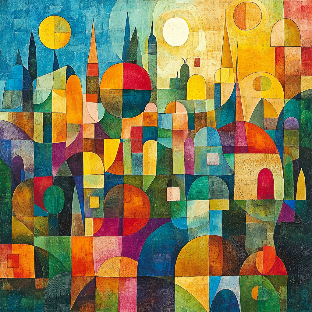 Paul Klee Inspired Fantasy Echoes Painting By Numbers Kit