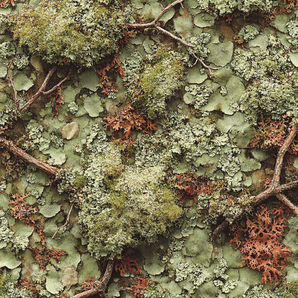 Arthur Lismer Inspired Forest Floor Sgraffito Study With Moss And Lichen painting number kit