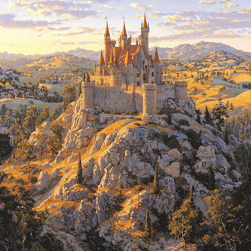 Alcazar Of Segovia - Spain Paint By Numbers Kits