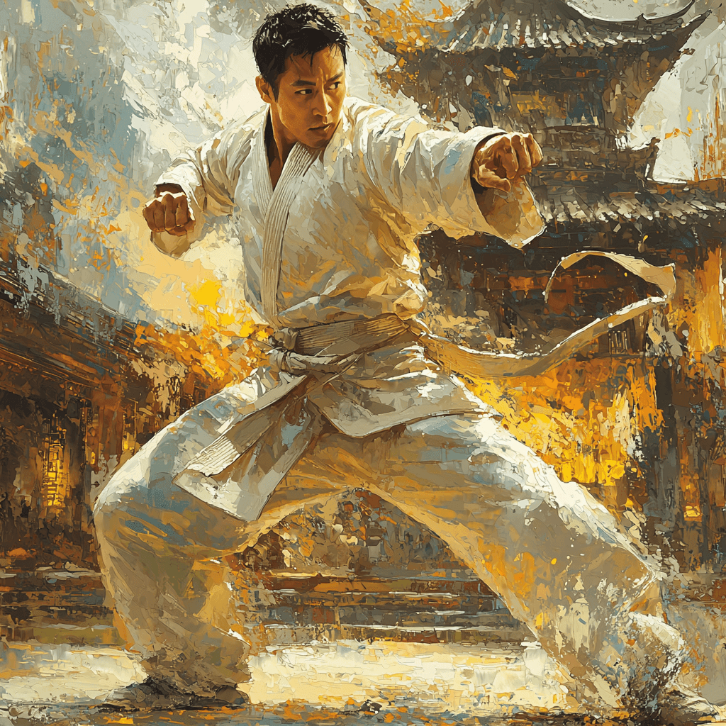 Donnie Yen: Martial Arts Marvel In Action Painting Number Kit