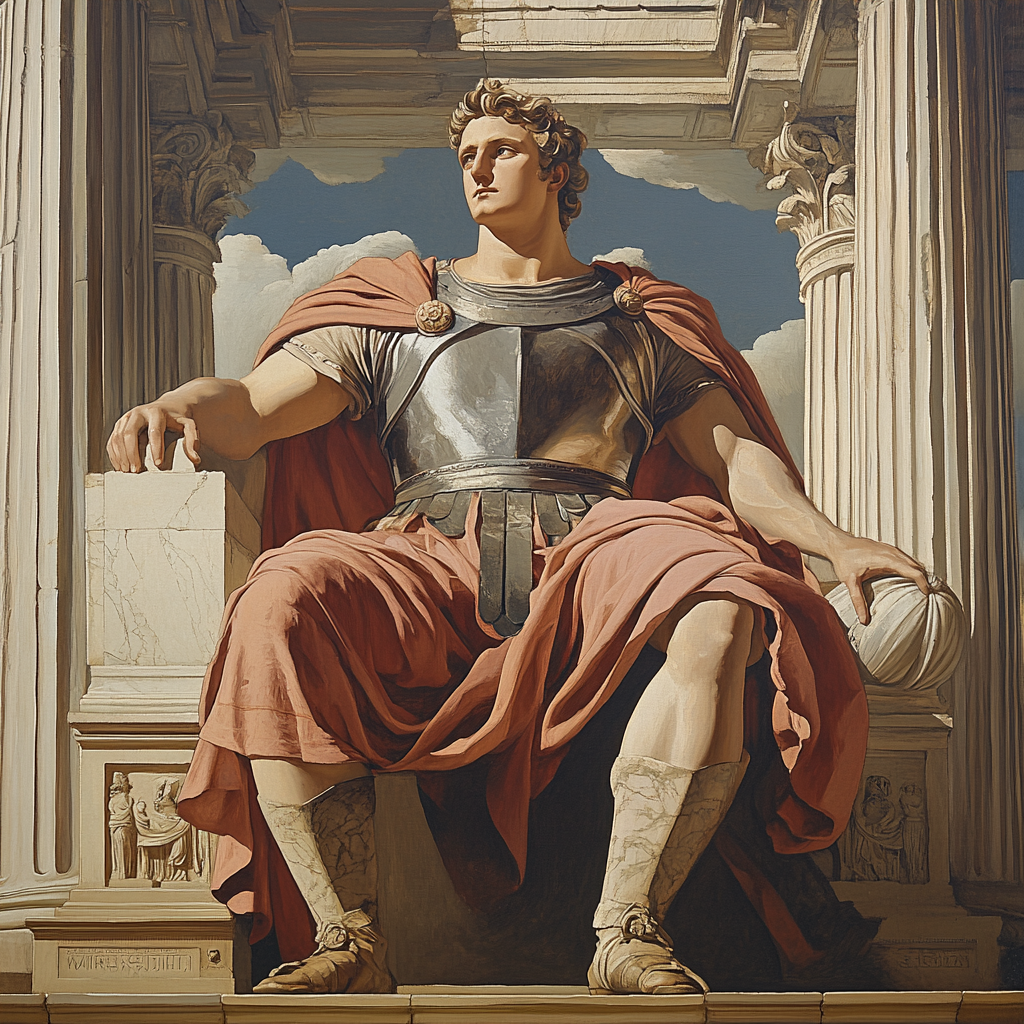 Michelangelo Inspired Heroic Warrior painting number kit