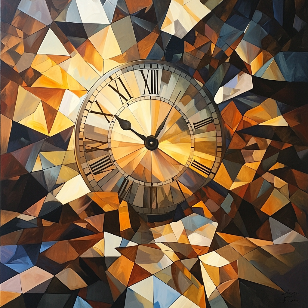 Caravaggio Inspired Mosaic Of Time Numbered Painting Kits