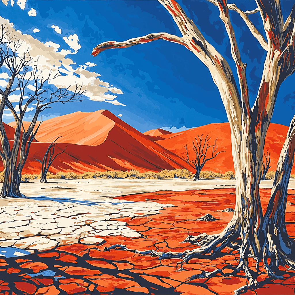 Sossusvlei - Namibia Paint By Numbers Kits