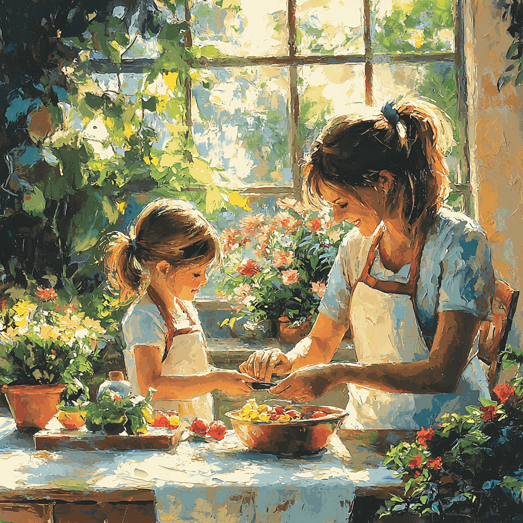 Mother's Helping Hands Numbered Painting Kits