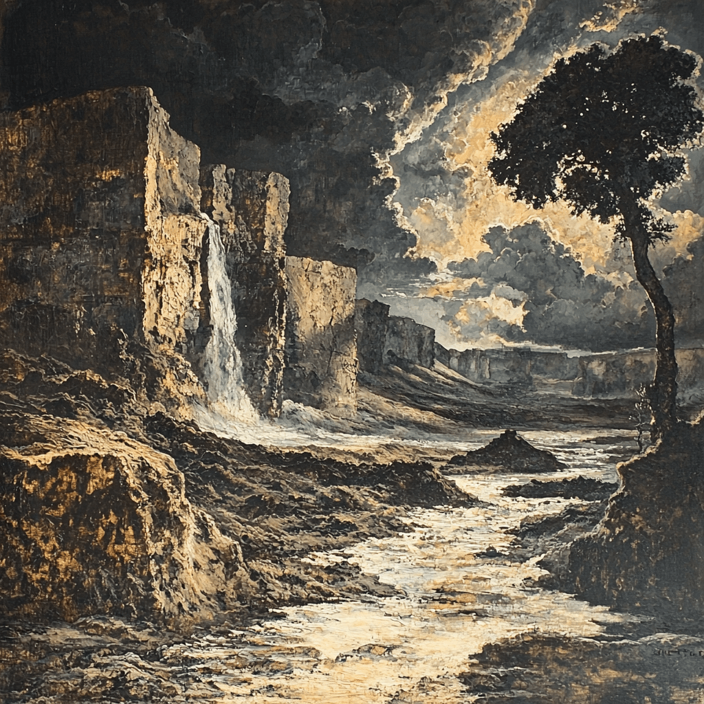 Anselm Kiefer Inspired Primal Expressionism In Nature Paint By Numbers Kits