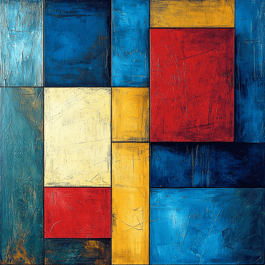 Kazimir Malevich Inspired Geometric Harmony Wall Art Painting Number Kit