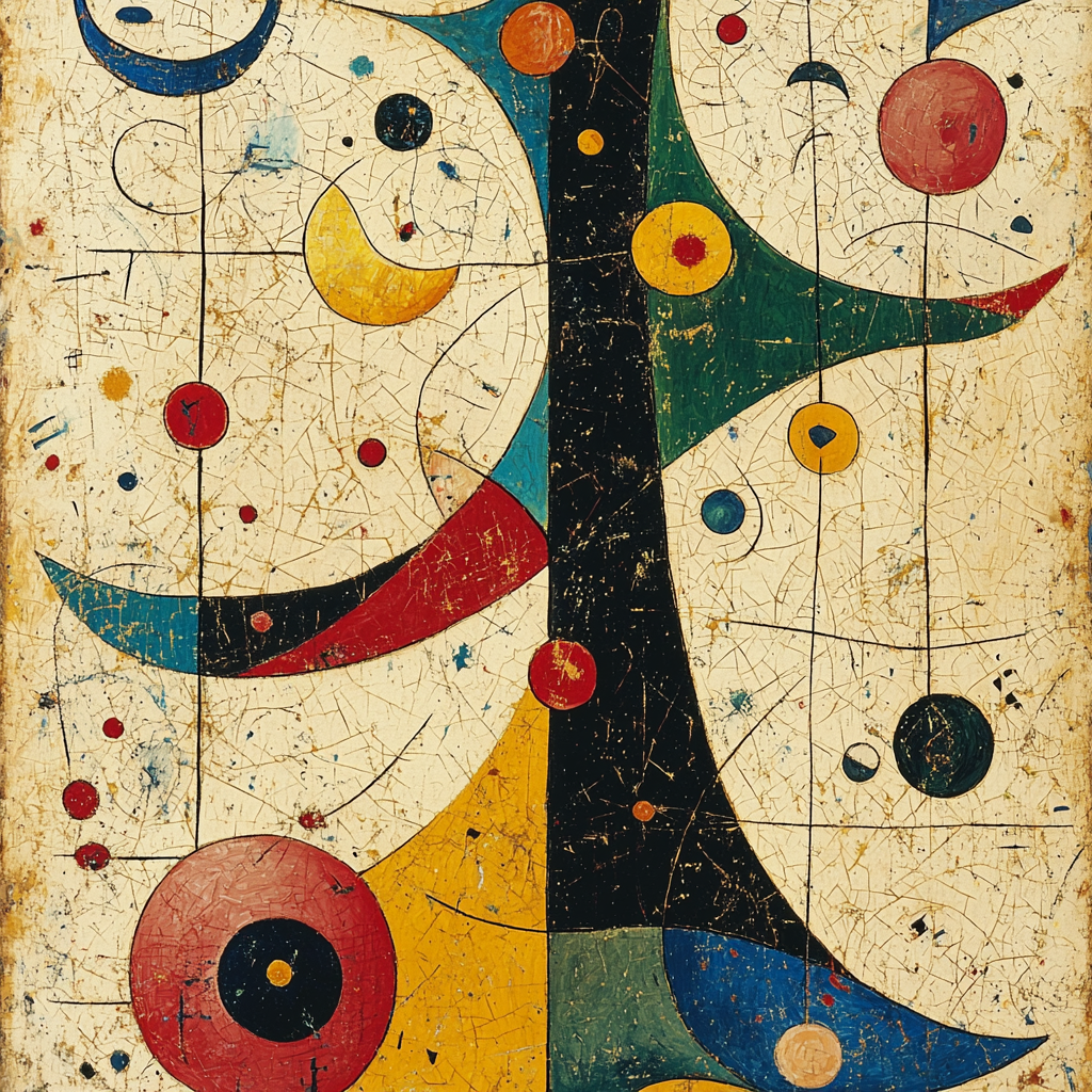 Joan Miró Inspired Whimsy Of The Unknown Paint By Number