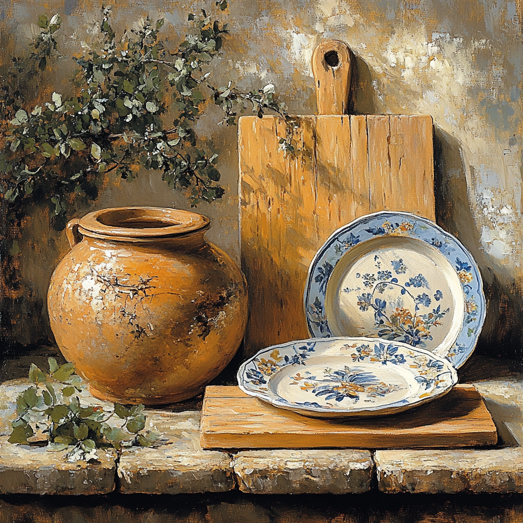 Diego Velázquez Inspired Atmospheric Kitchen Still Life Painting by numbers kit