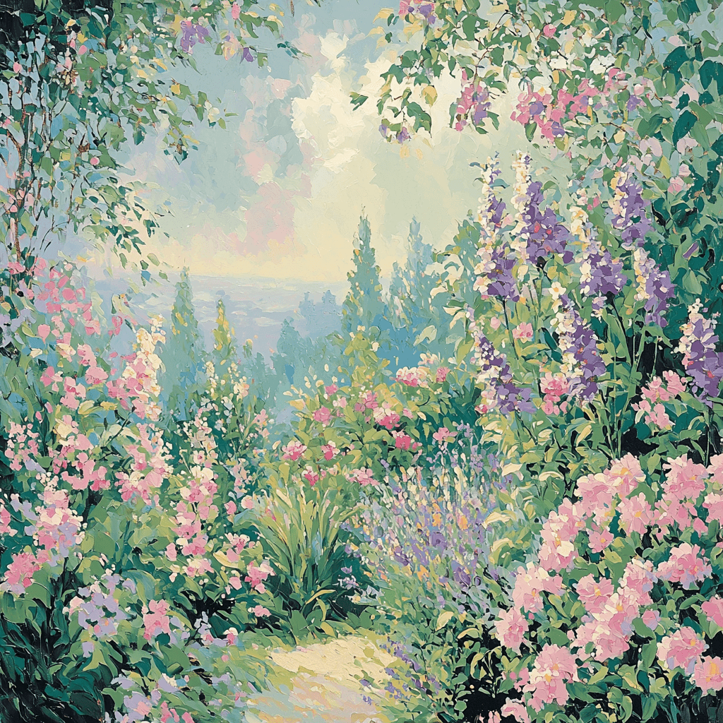 Monet Inspired Enchanting Garden DIY Paint By Numbers