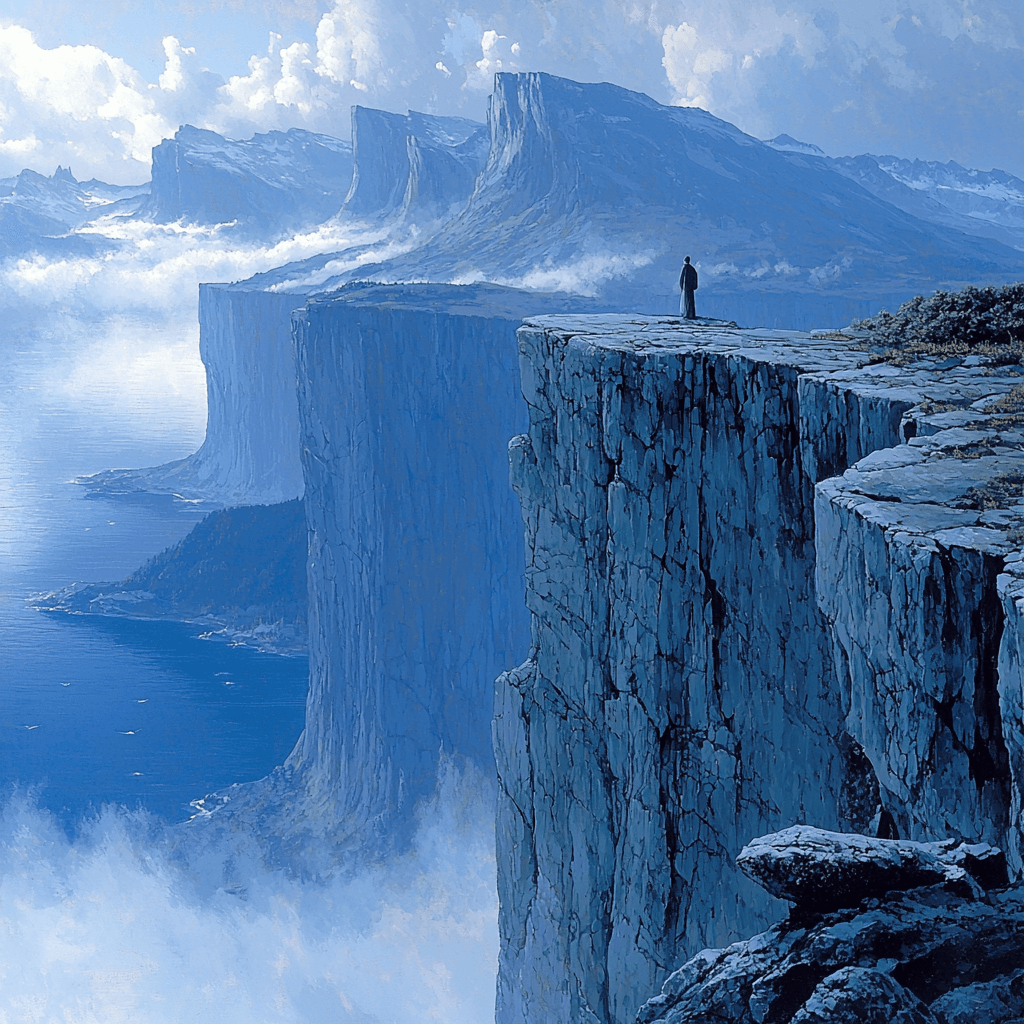 Caspar David Friedrich Inspired Nordic Landscape Enchantment Paint By Numbers