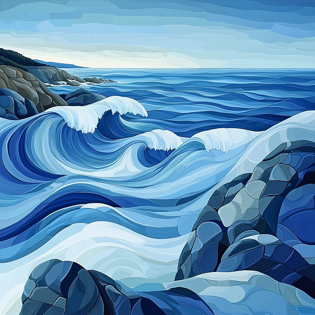 Michelangelo Inspired Sculpted Seas Numbered Painting Kits