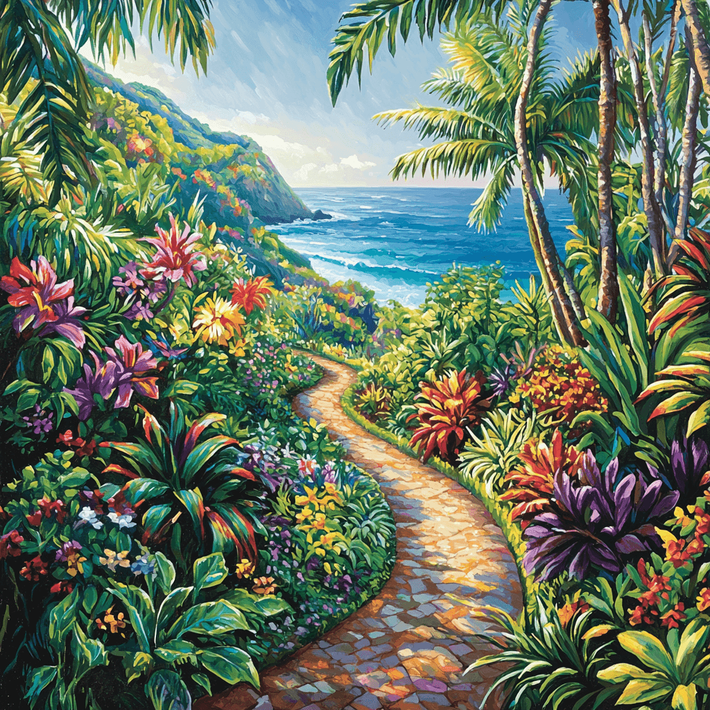 Pura Vida Gardens - Puntarenas Numbered Painting Kits