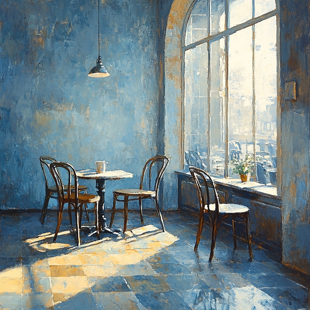 Edward Hopper Inspired Quiet Cafe At Dawn Paint by numbers art