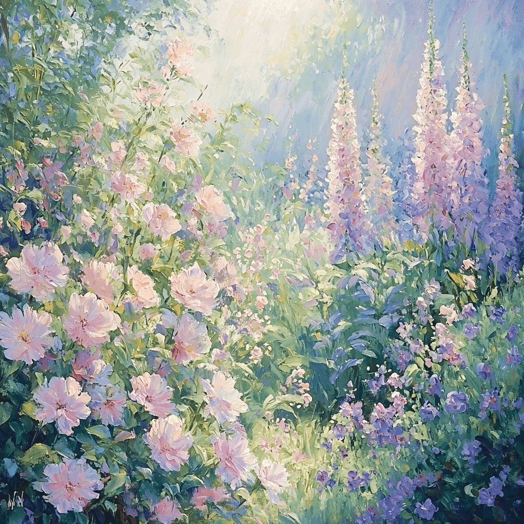 Claude Monet Inspired Monet's Floral Dream Paint By Numbers Art