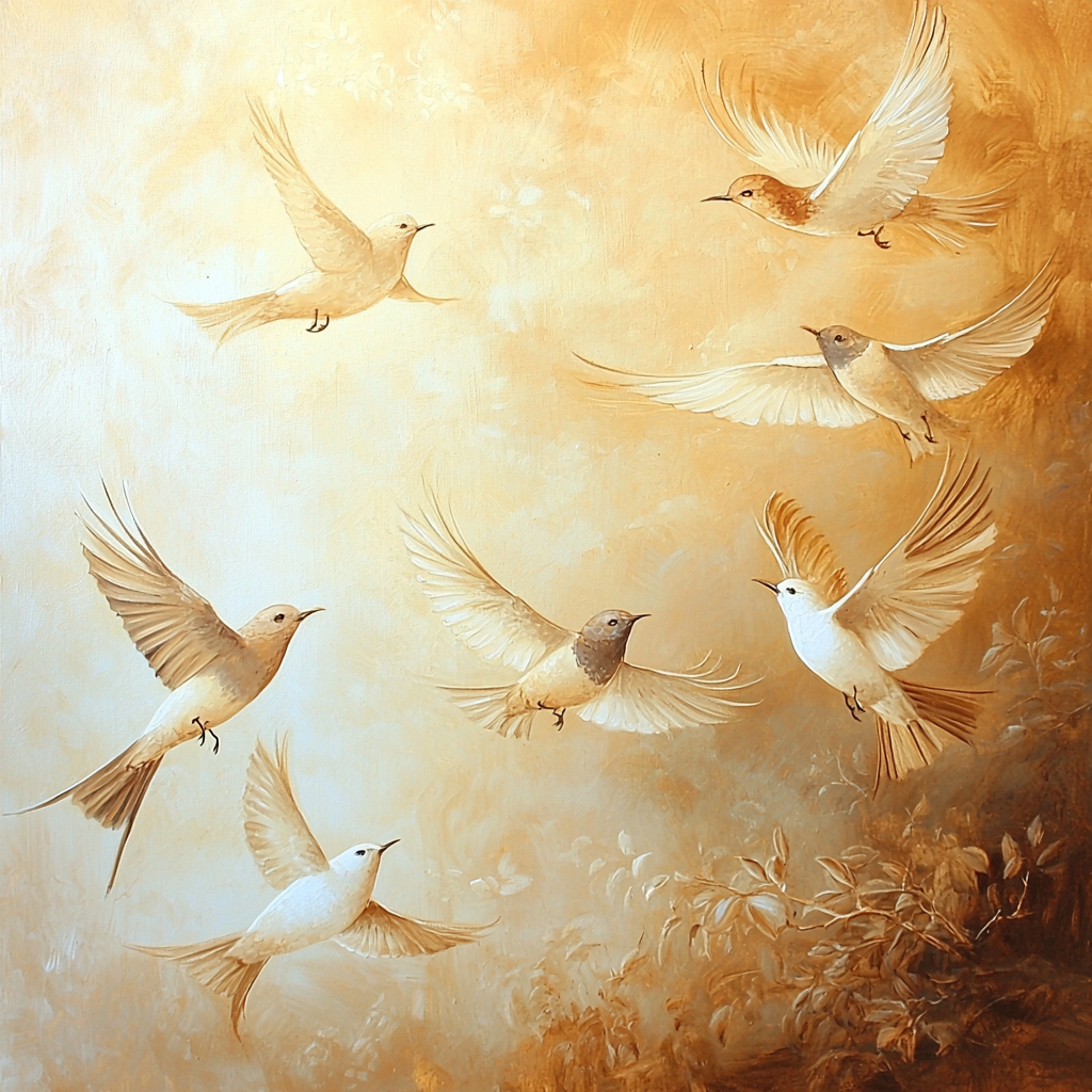 Leonardo Da Vinci Inspired Avian Symphony DIY Paint By Numbers