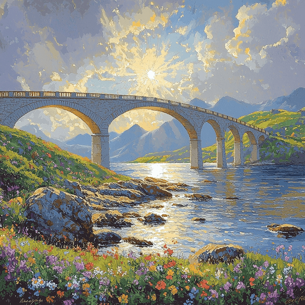 Skye Bridge Painting By Numbers Kit