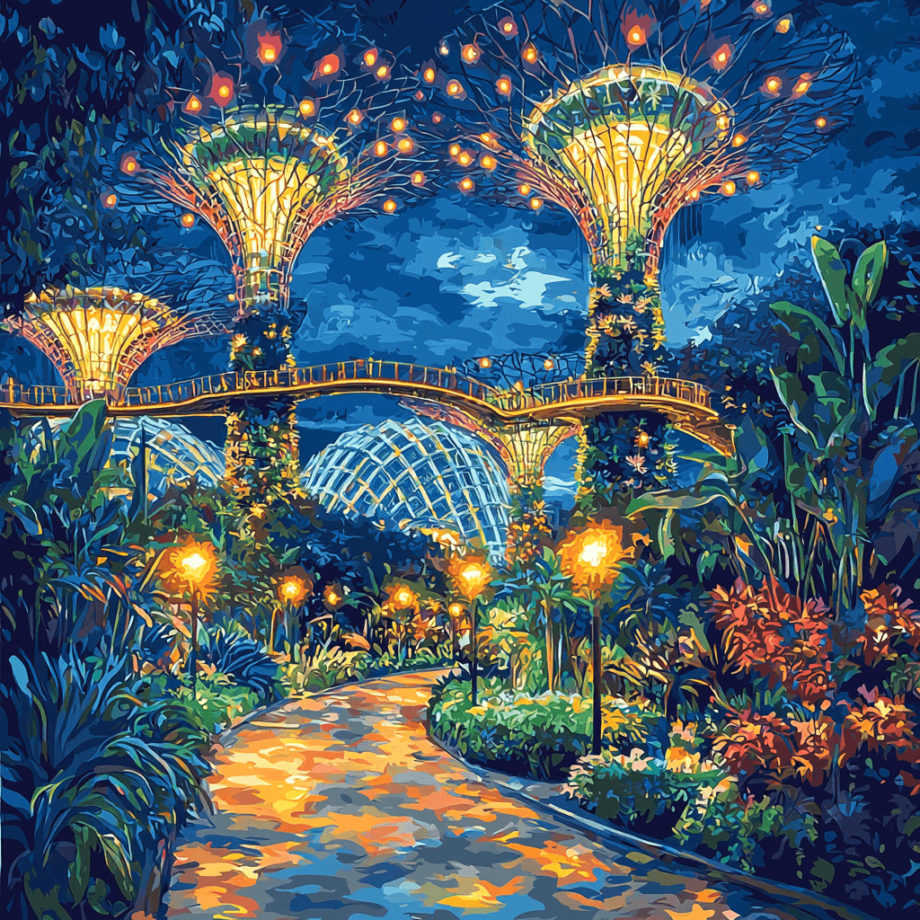 The Gardens By The Bay Paint By Numbers