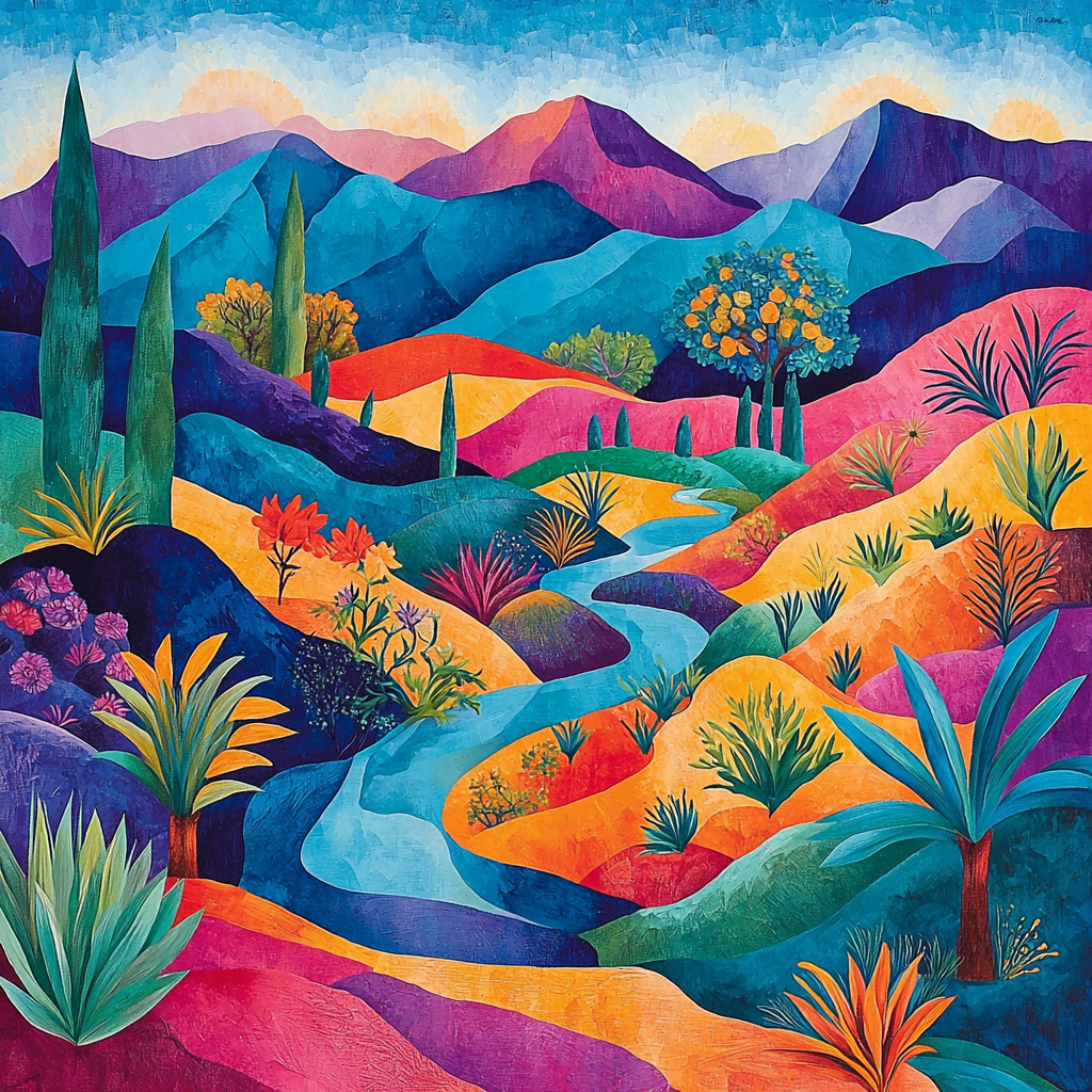 Frida Kahlo Inspired Wonders Of The Earth Paint By Number