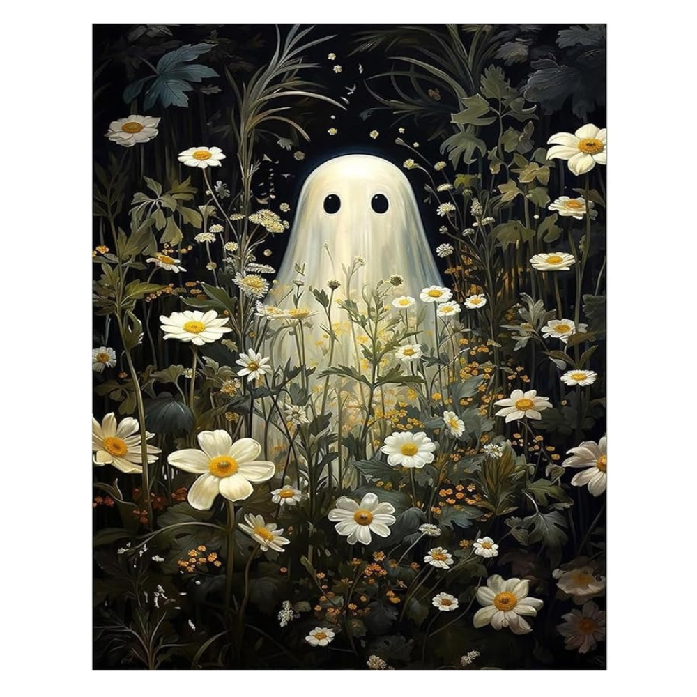 Halloween Night Manor Paint by Numbers