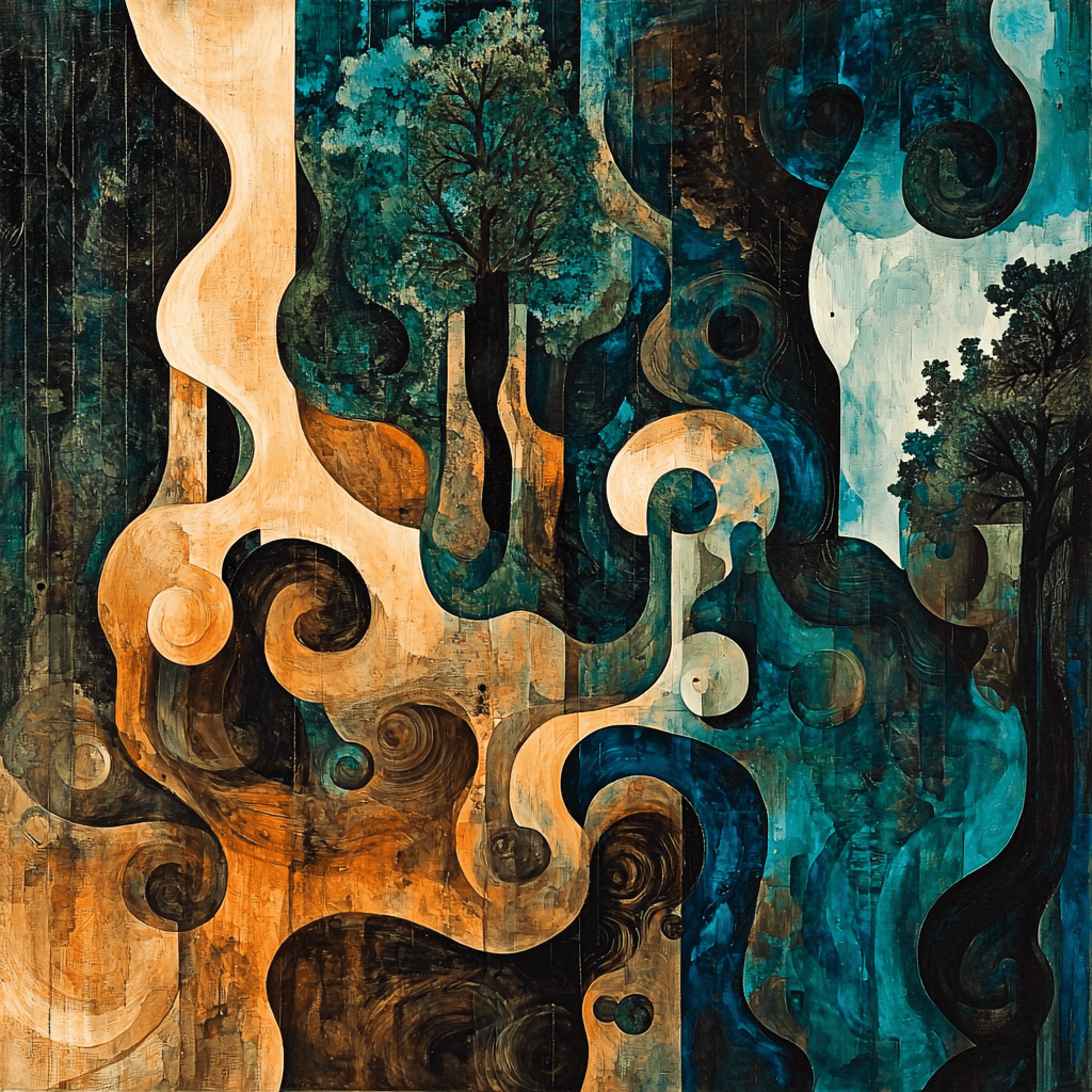 Max Ernst Inspired Mystic Wilderness Paint By Color