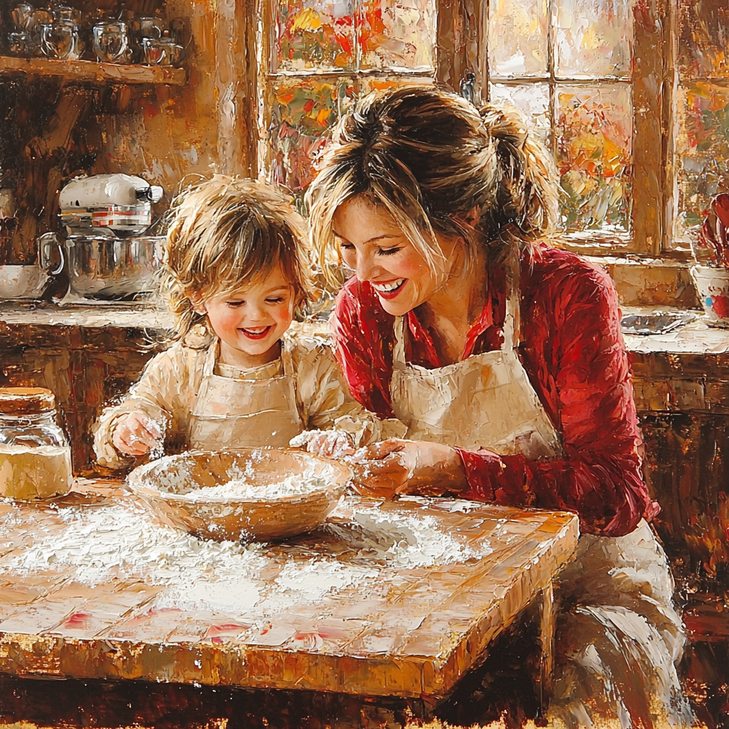 Cooking Together Paint By Numbers Art