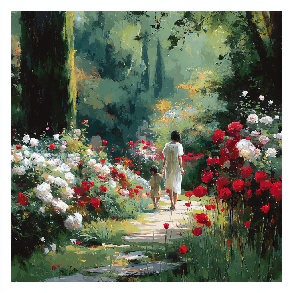 Garden Stroll Paint By Number
