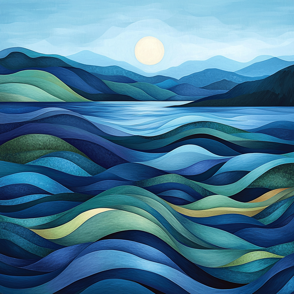 Frida Kahlo Inspired Echoes Of The Cerulean Sea Painting By Numbers Kit