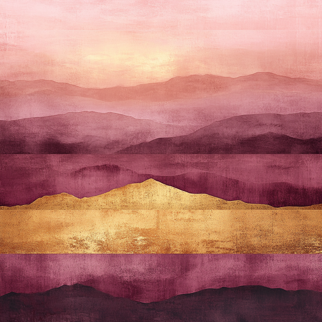Mark Rothko Inspired Sundown Plateau paint by numbers