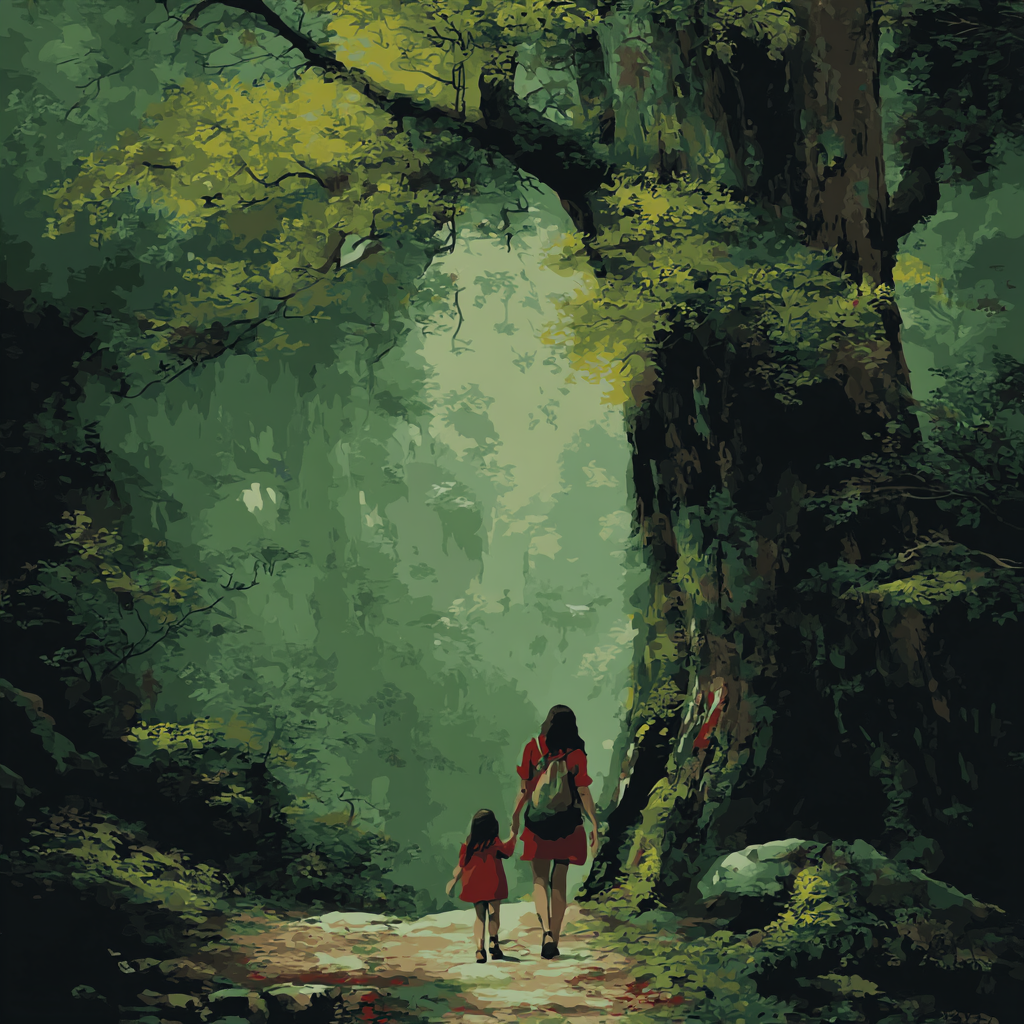 Forest Of Family Roots Paint By Number