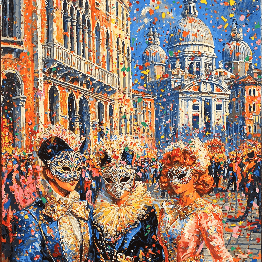 Venetian Carnival - Venice Paint By Numbers