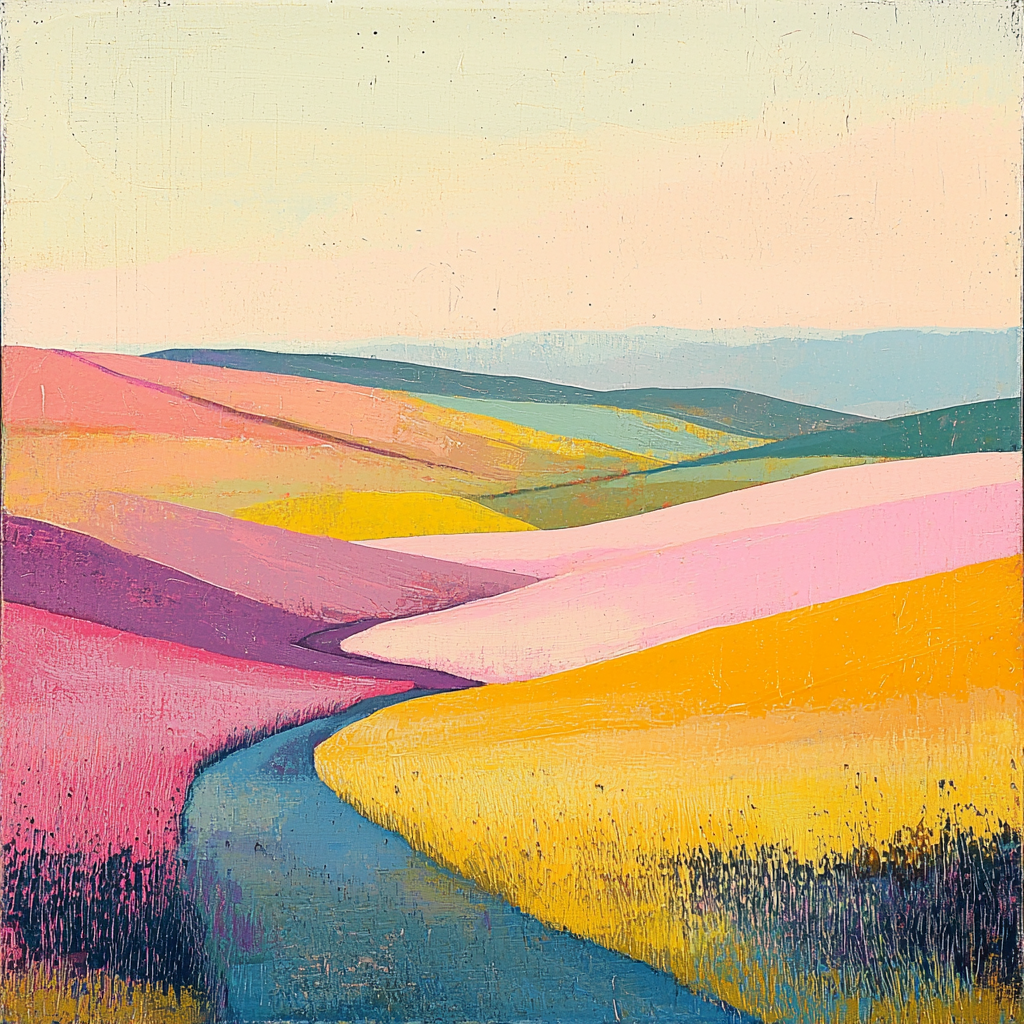 Nandalal Bose Inspired Dawn's Gentle Symphony Paint By Numbers Art